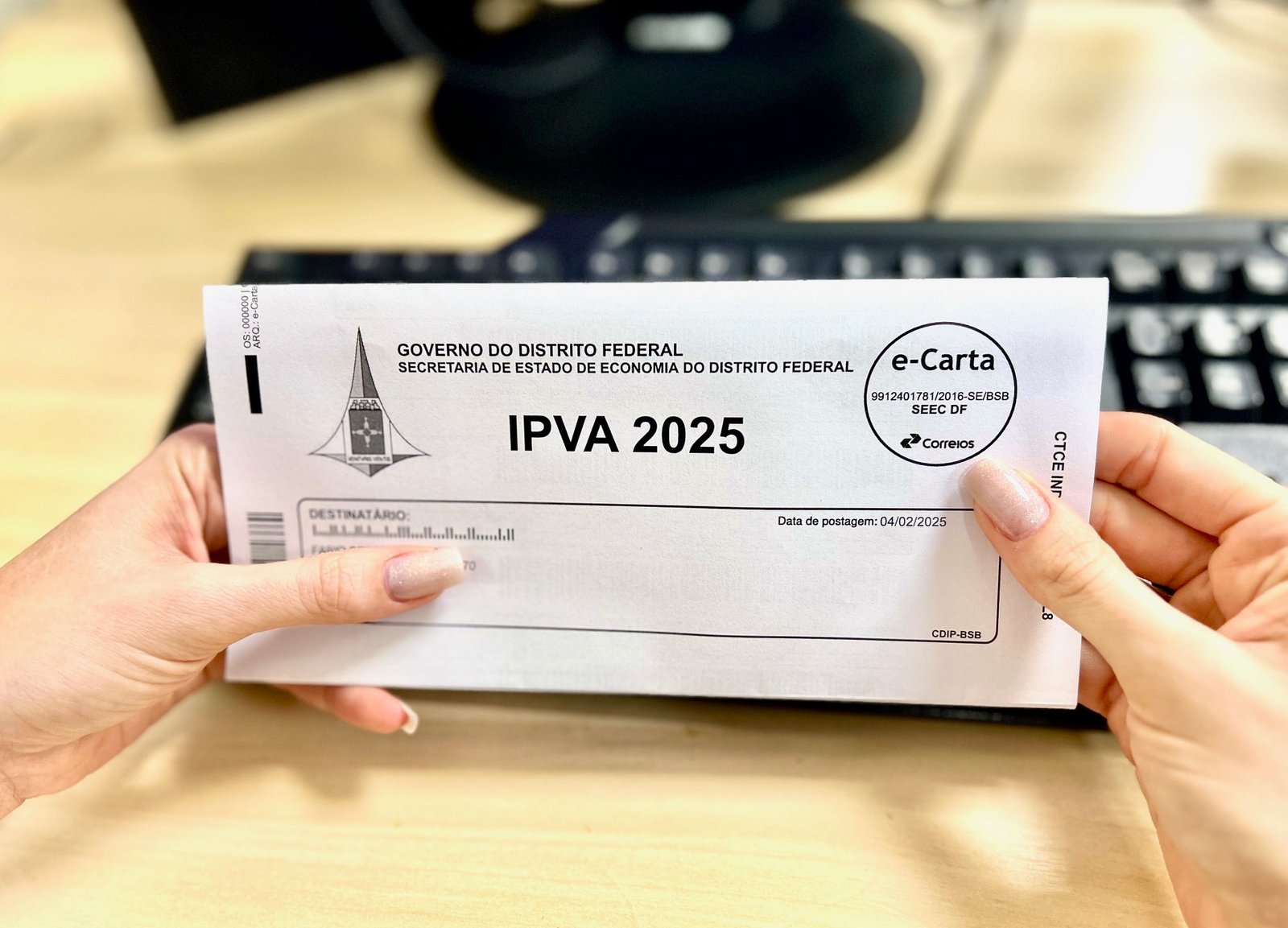 Boletos do IPVA começam a chegar pelos Correios para mais de 1 milhão de contribuintes