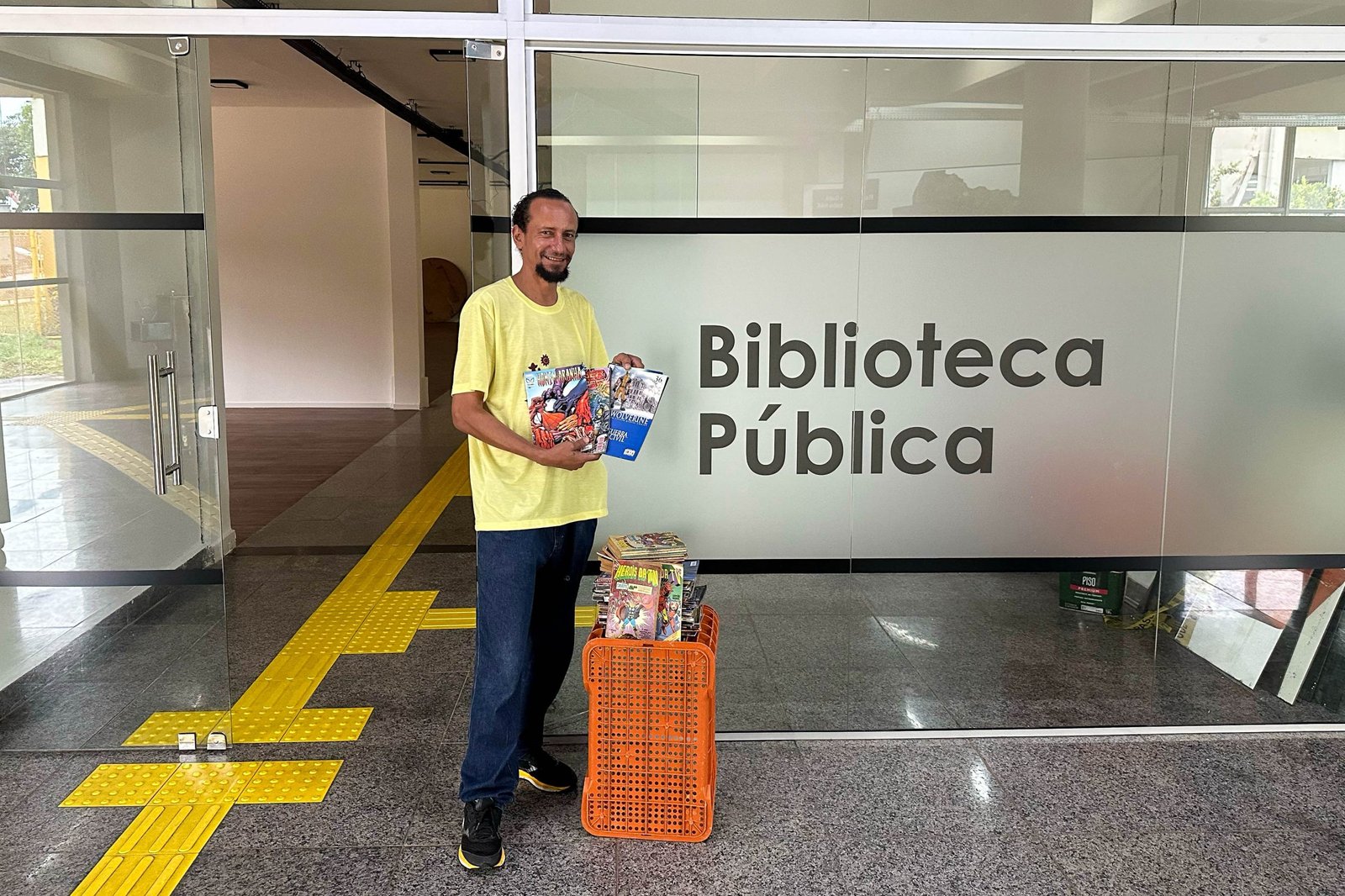 GDF lança campanha de arrecadação de gibis para nova Biblioteca Pública do Guará